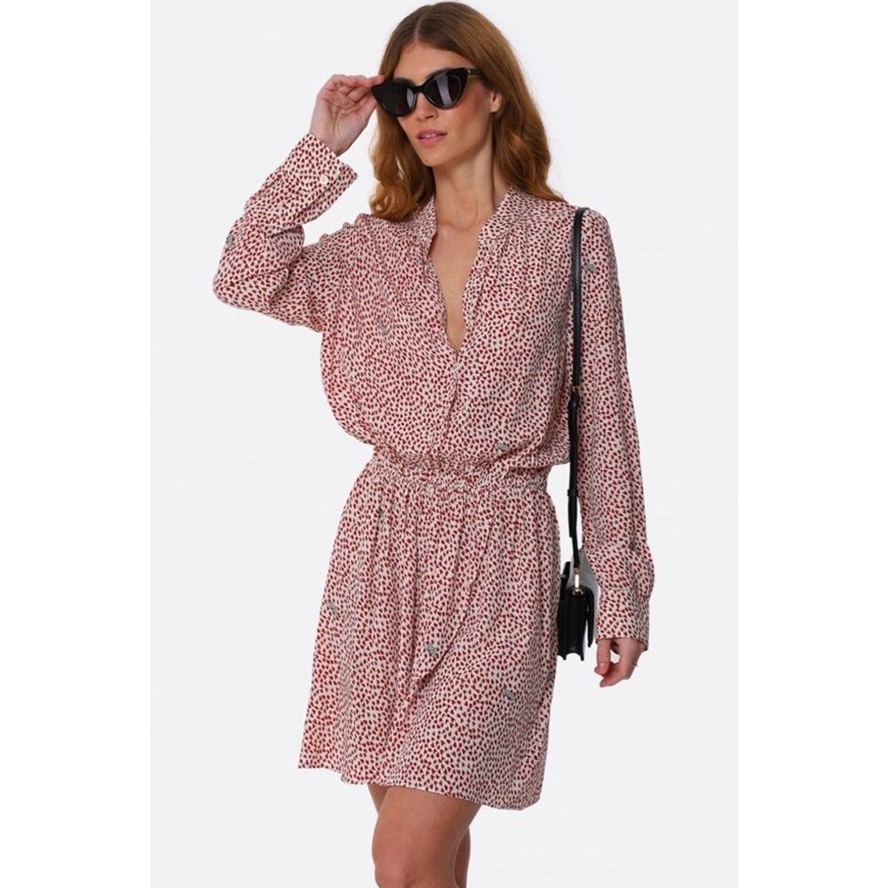 Zadig and Voltaire Rinka ZV Crush Heart Dress Sz M